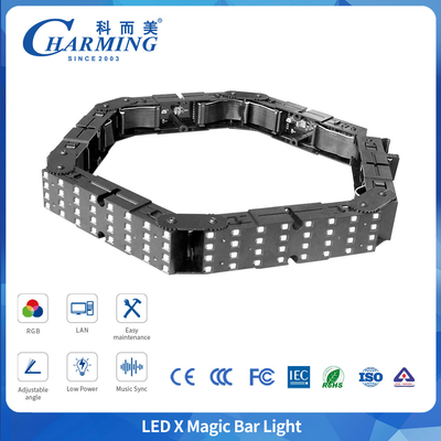 SMD3838 PC Kapağı RGB Modüler Led Sihirli Çubuk Işık Otel Lobileri Dekorasyonu İçin
