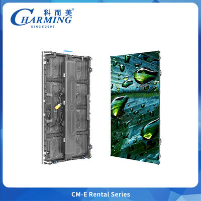 Güçlü Sertlik Alüminyum Alaşım Kiralık LED Ekran Kabinesi Konsert Sahne Etkinlikleri İçin Güç Kablosu Entegrasyonu
