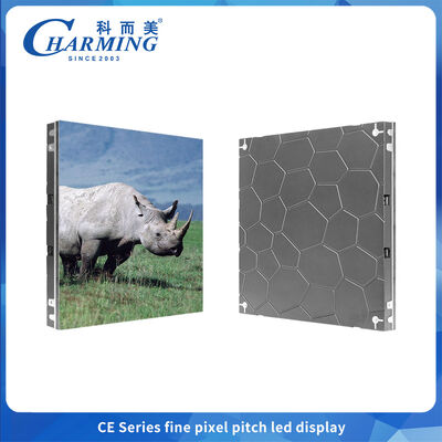 Haber Stüdyosu Arka Plan Duvar HD P1.53 İç Mekana Montajlı Sürükleyici LED Panel Ekranı