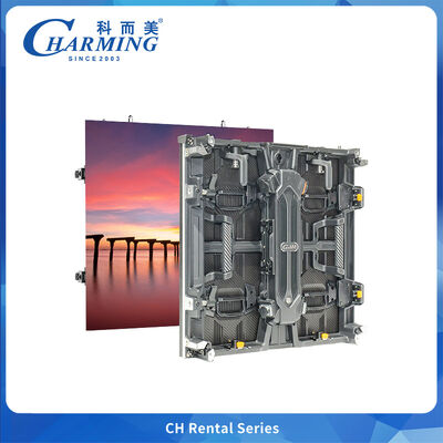 7680HZ Dış P3.91 Etaplar için modül kolu ile Eğri/Yüksek/Doğru Köşeli Dolabı