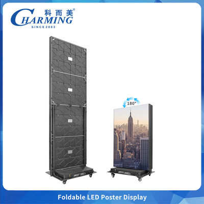 Yer Tasarrufu Sağlayan Katlanabilir LED Ekran P1.86 P2 P2.5 Kiralama Sahnesi İçin %25 Daha Az Paketleme Hacimli Ekran