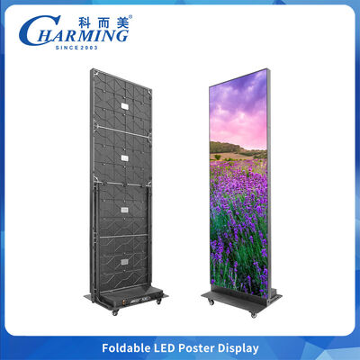 Hızlı Kilitleme Sızmanlı İpleme LED Ekranı P2 P2.5 Kolay Kurulum için Pozisyonlama Delikleriyle Katlanabilir Kabine